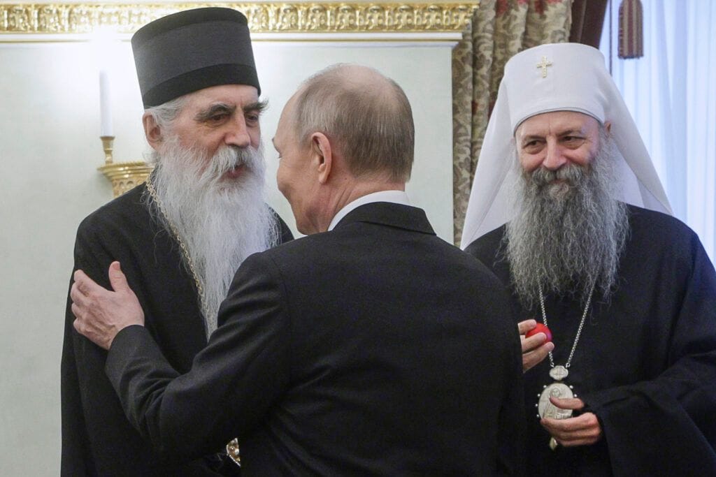 putin, porfirije, irinej