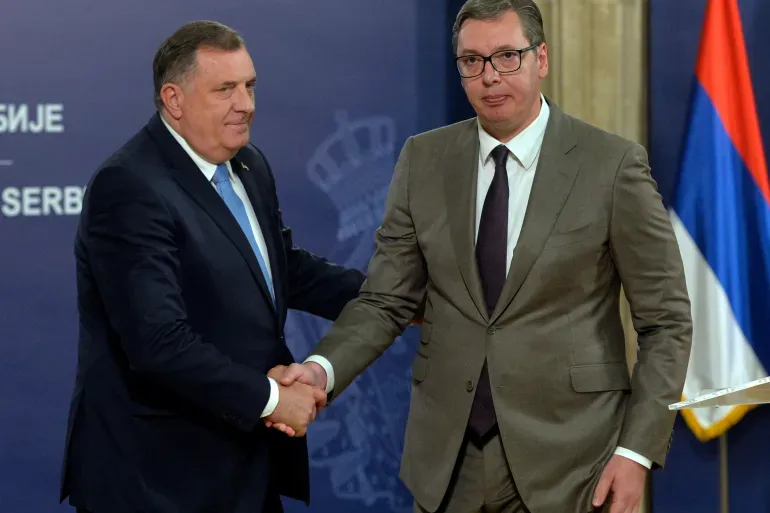Dodik, Vučič, Foto: Tanjug