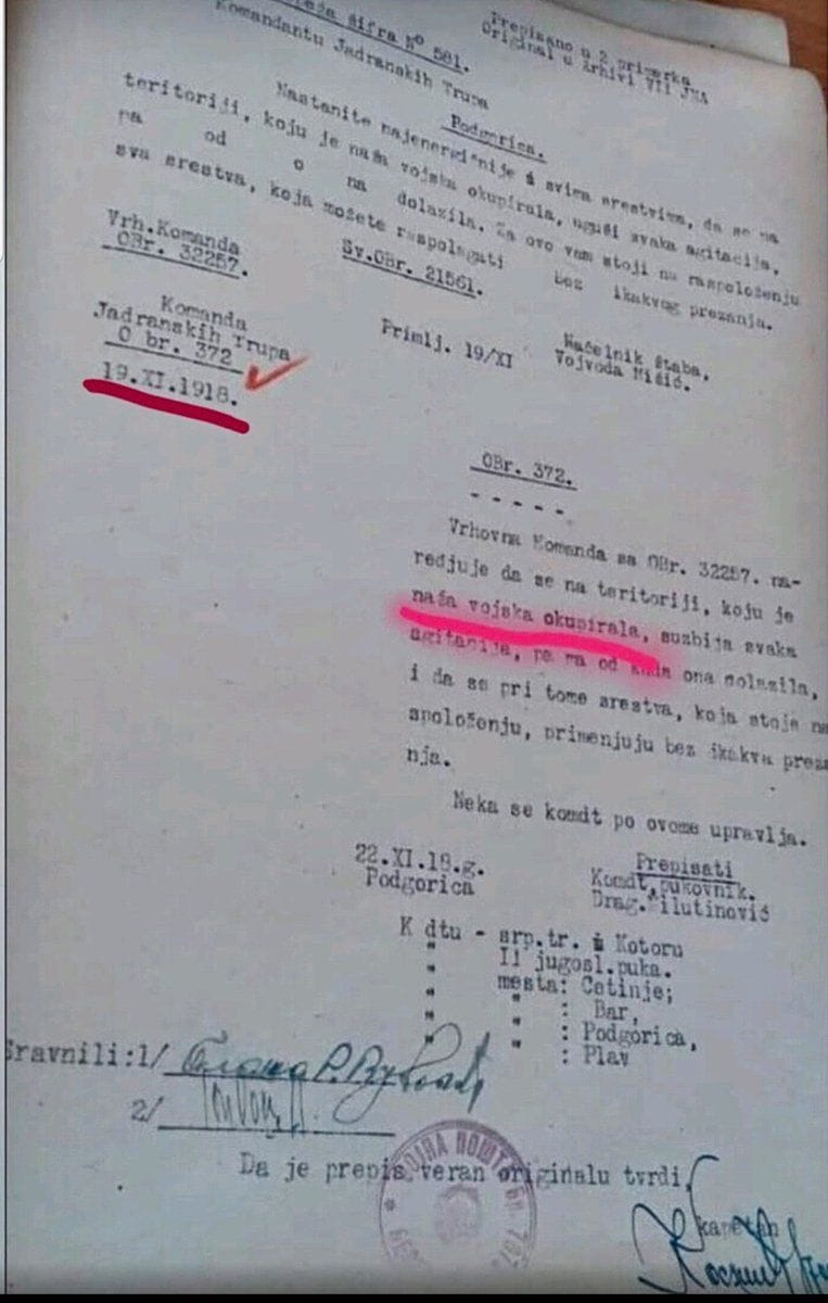 Fotografija 2: Crnogorska sramota na vojnom maršu u velikosrpskom ritmu