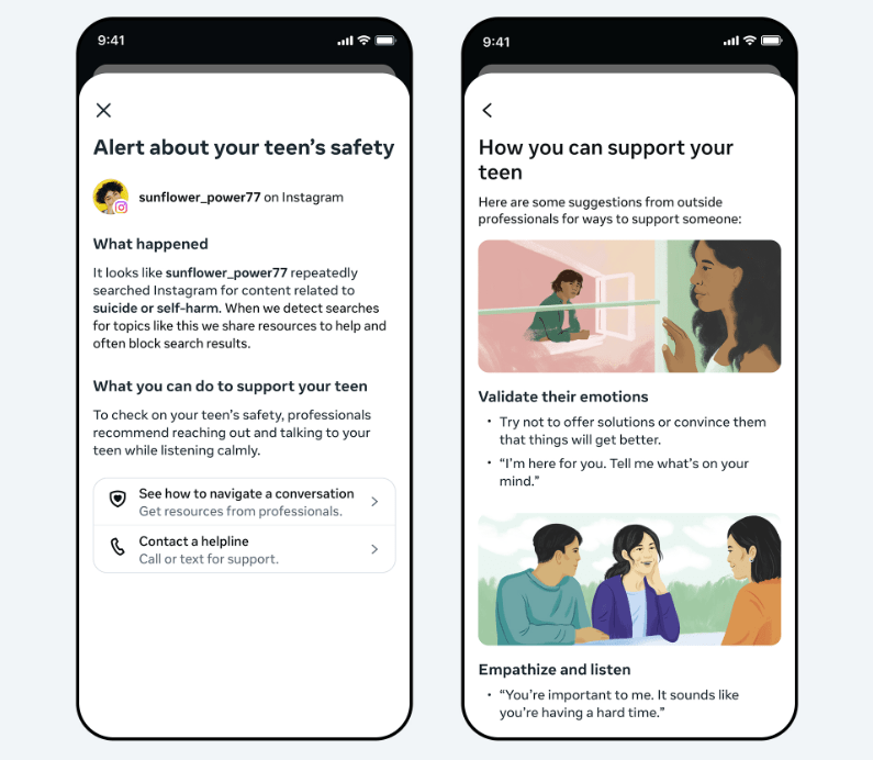 Fotografija 2: Instagram će upozoriti roditelje ako tinejdžeri više puta pretražuju sadržaj o samoubistvu ili samopovređivanju