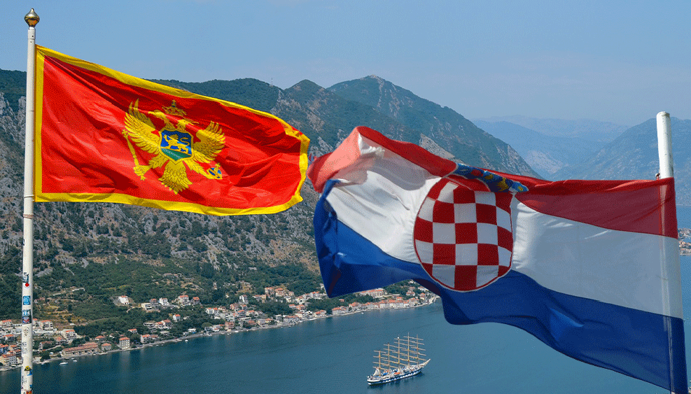 hrvatska crna gora zastava